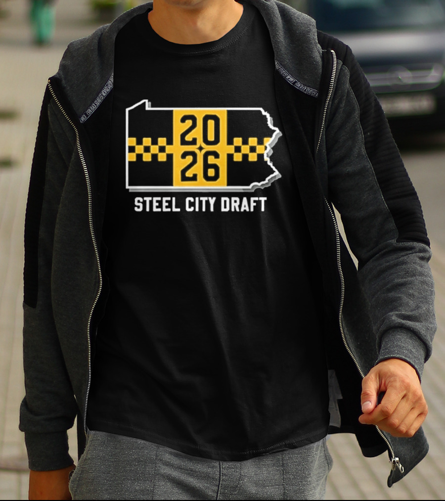 Steel City Draft 2026 Pittsburgh Pennsylvania Host City Pittsburgh Pirates MLB T-Shirt