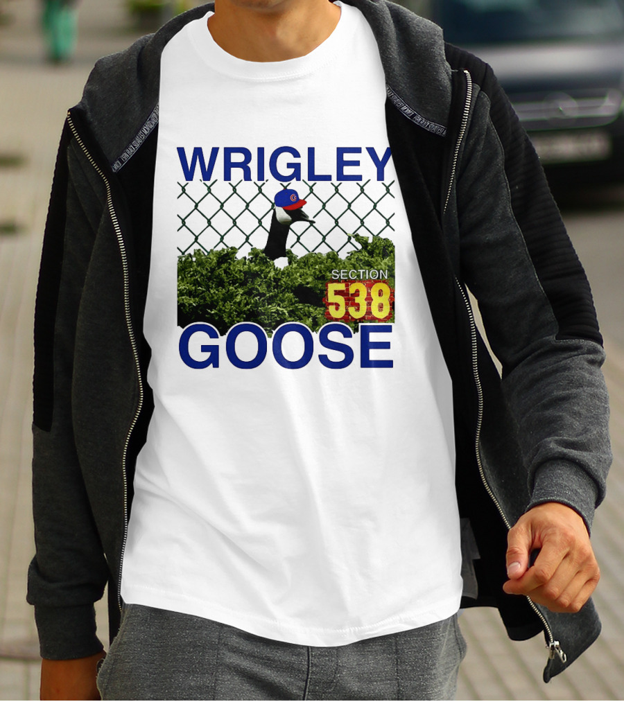 Wrigley Goose Section 538 Chicago Cubs MLB T-Shirt