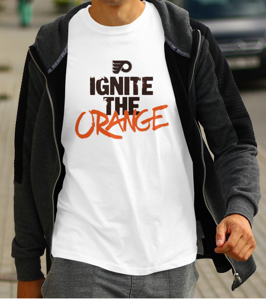 Flyers Ignite The Orange Enthusiasm T-Shirt