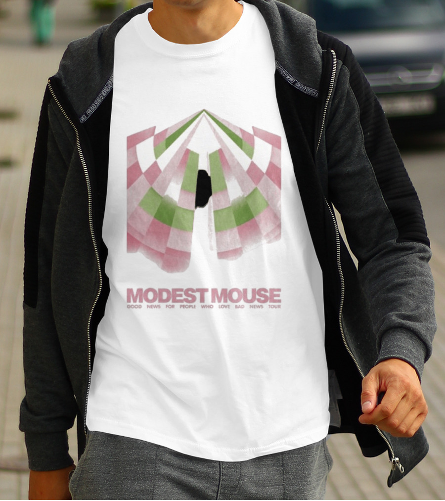Modest Mouse Good News For People Who Love Bad News Fall Tour Tent T-Shirt