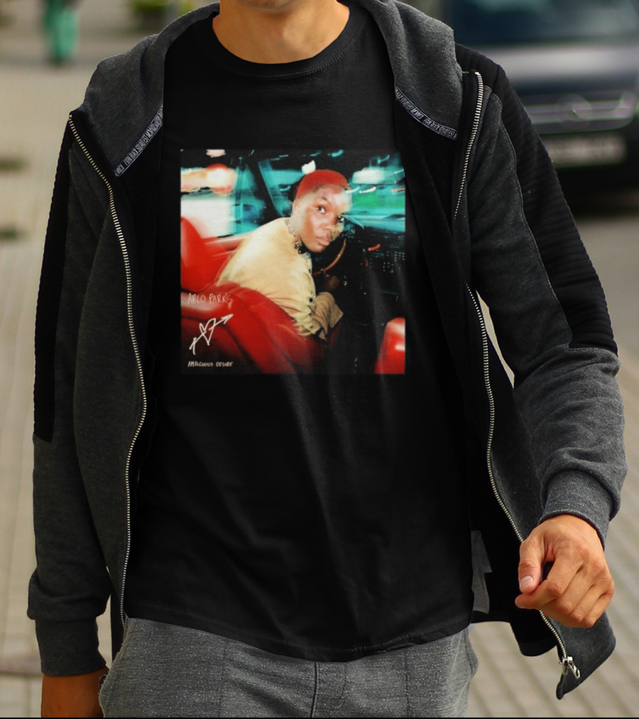 Arlo Parks Ambiguous Desire Heart Signature Vibrant Driving Scene T-Shirt