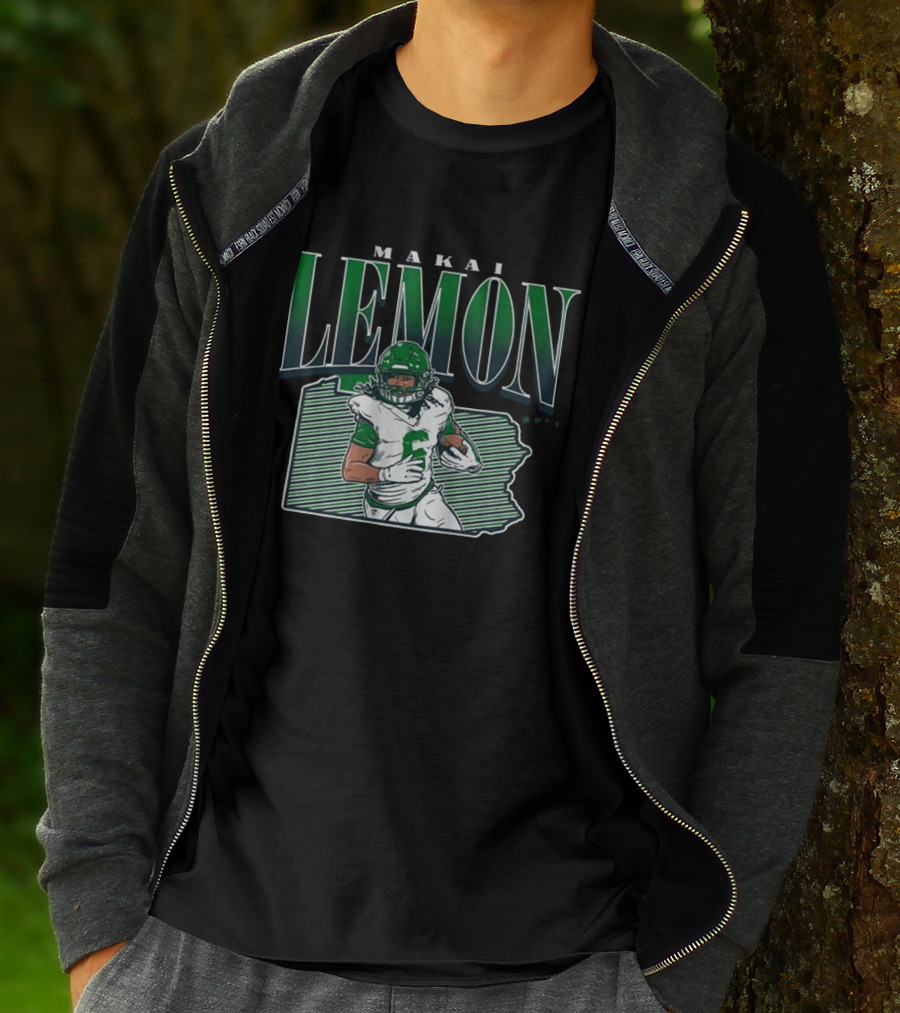 Makai Lemon Philadelphia Eagles Draft Player 2026 T-Shirt