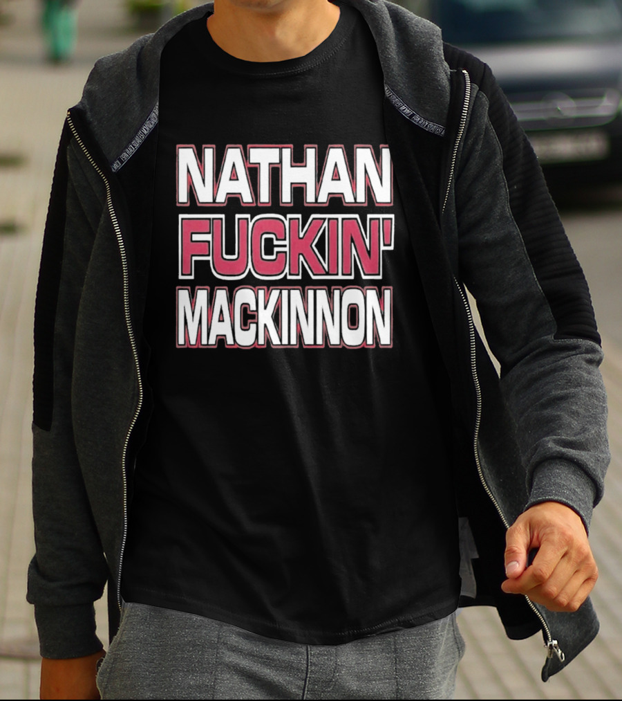 Nathan Fuckin' Mackinnon Avalanche Hockey Star T-Shirt
