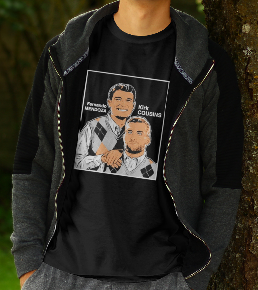 Fernando Mendoza Kirk Cousins Step Brothers Comedy Duo Parody Sweater Vest T-Shirt