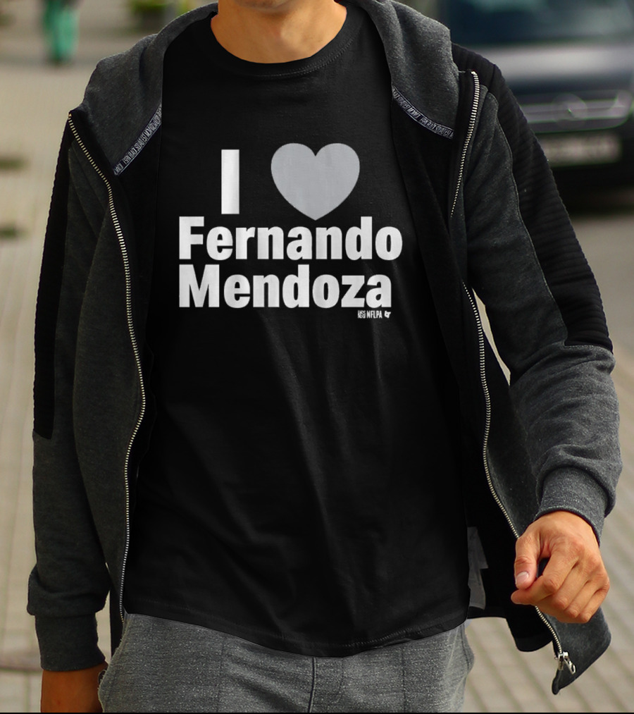 I Heart Fernando Mendoza Fan Love T-Shirt