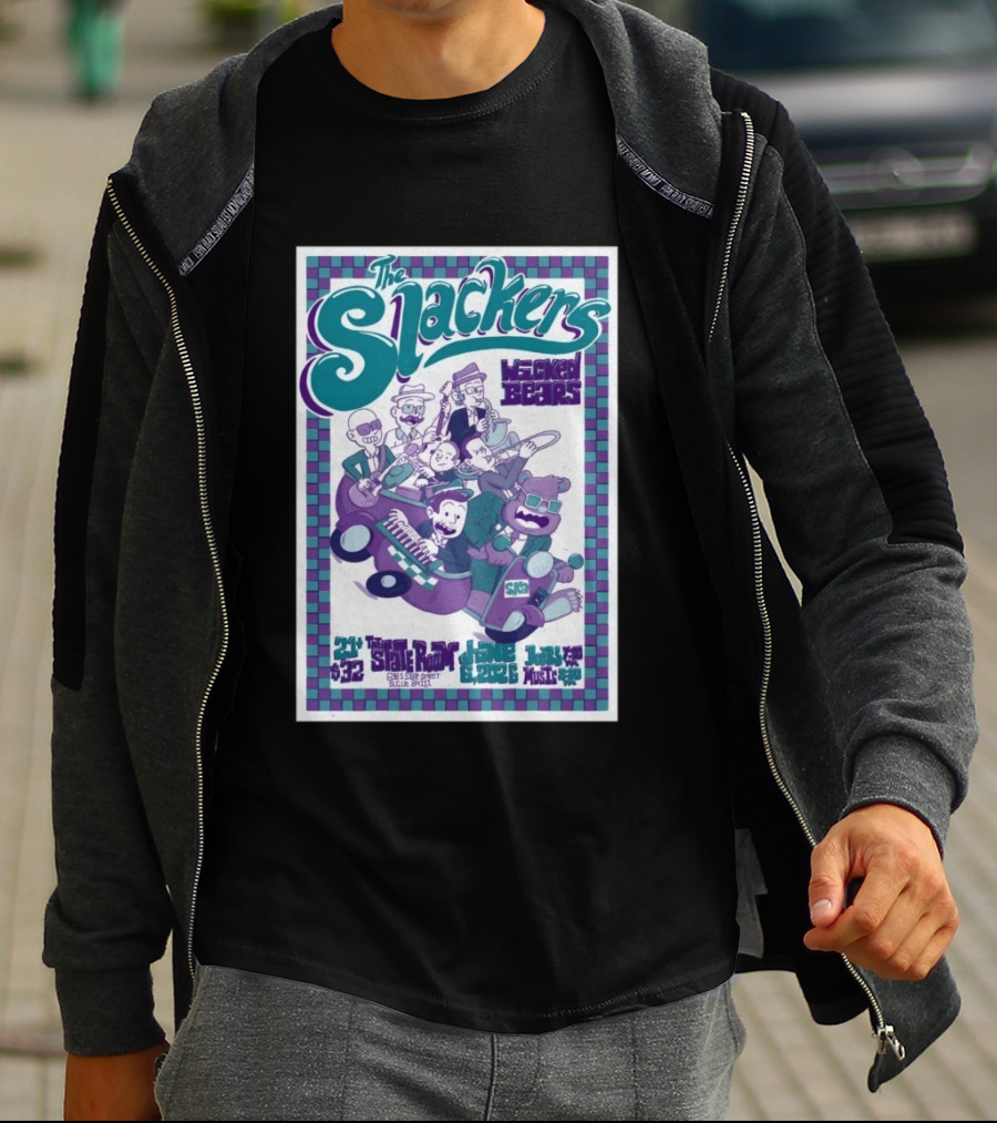 The Slackers Wocked Bears Concert June 6 2026 The State Room Salt Lake City T-Shirt