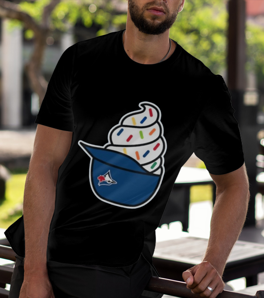 2026 Blue Jays Ice Cream Helmet Toronto Baseball Fan Cap Sundae T-Shirt