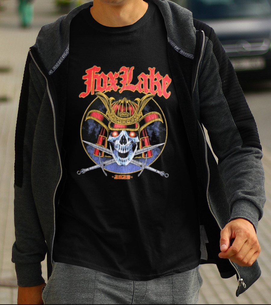Fox Lake Samurai Skull 2026 Are You Ready To Die T-Shirt