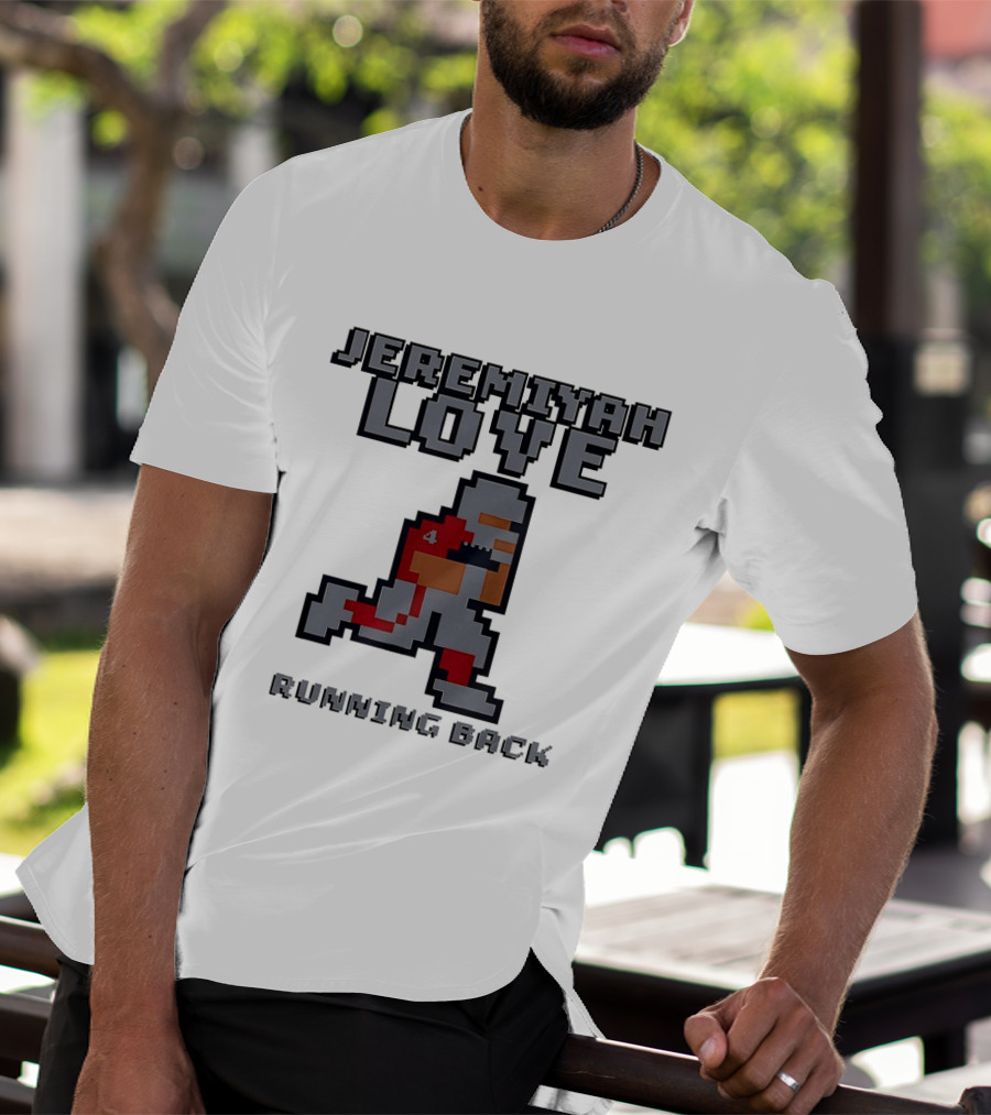 Jeremiyah Love Running Back 8 Bit T-Shirt