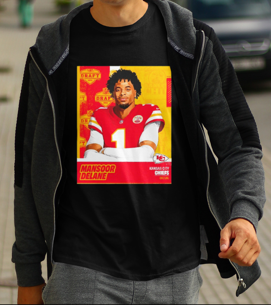 Mansoor Delane Kansas City Chiefs Draft 2026 NFL CB LSU T-Shirt
