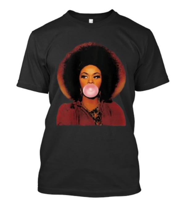 Miss Jill Scott Bubblegum Afro Silhouette Trend T-Shirt