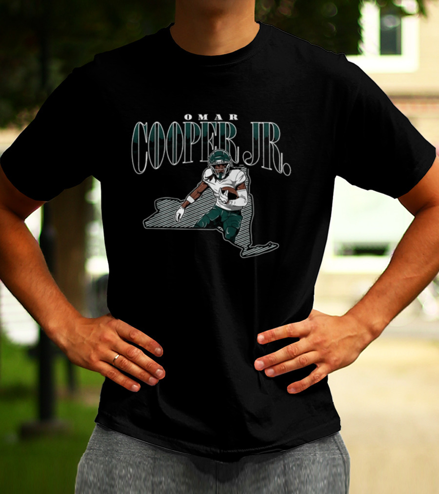 Omar Cooper Jr Football Star New York State Dynamic Action T-Shirt