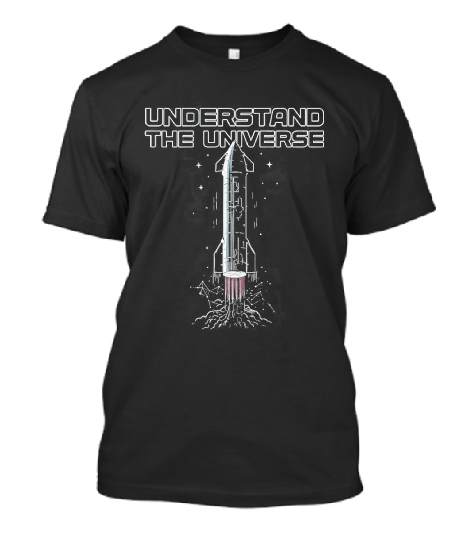 Understand The Universe Elon Chron Rocket T-Shirt