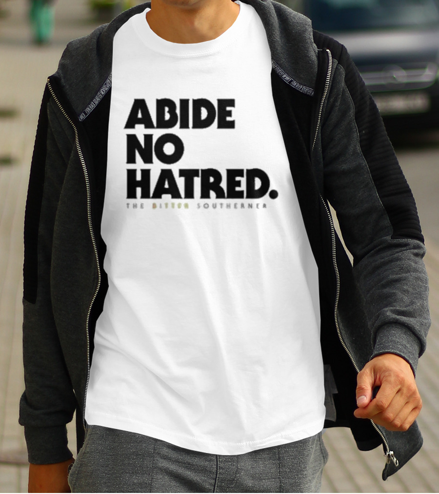 Abide No Hatred Top Button Souvenir T-Shirt