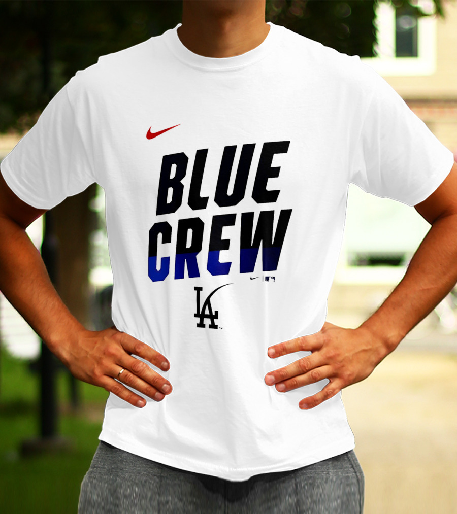 Nike Blue Crew Los Angeles Dodgers LA T-Shirt