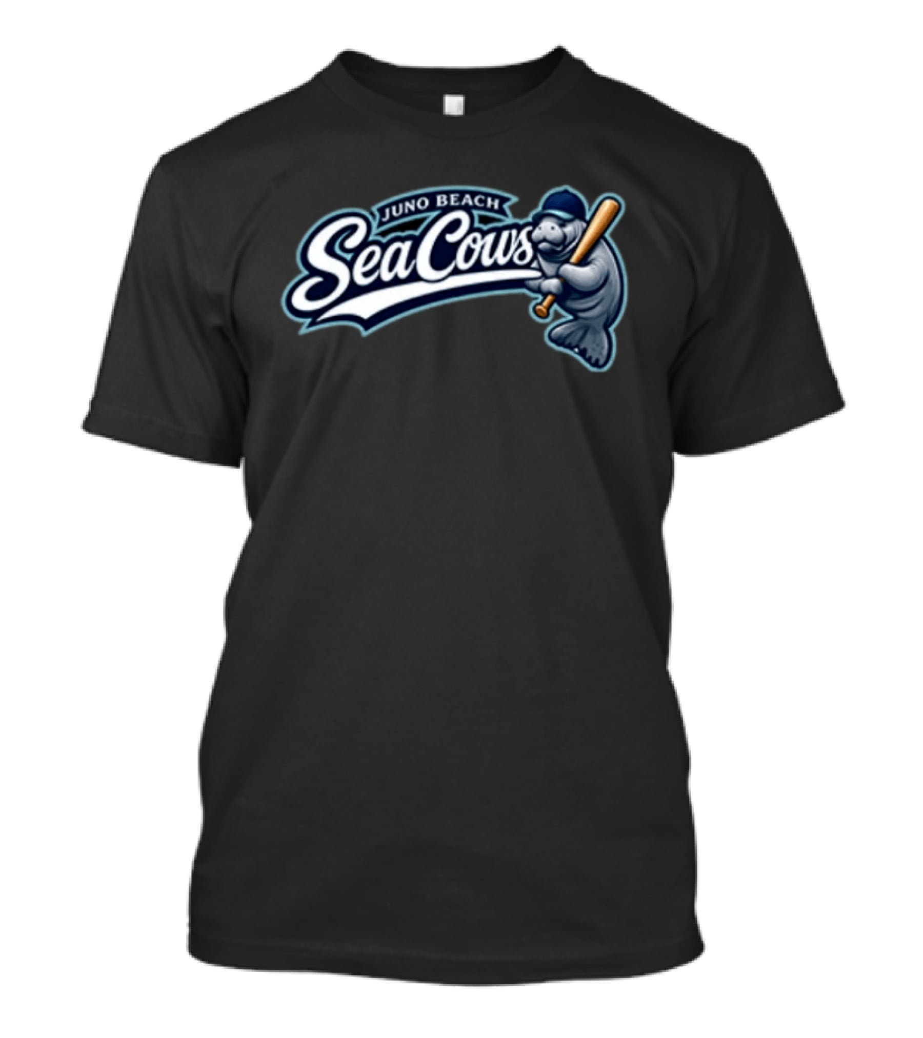 Juno Beach Sea Cows Baseball Manatee Team Sports Fan T-Shirt