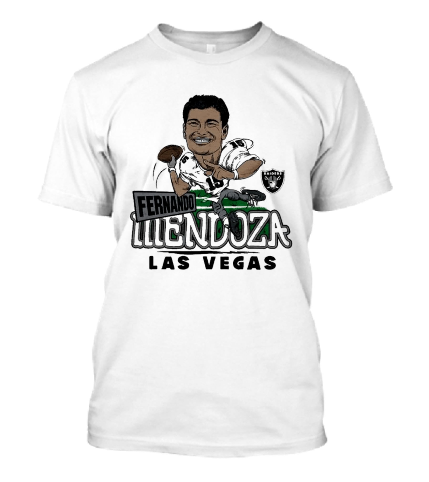 Las Vegas Raiders Fernando Mendoza Football Player T-Shirt