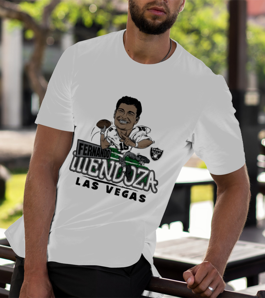 Las Vegas Raiders Fernando Mendoza Football Player T-Shirt