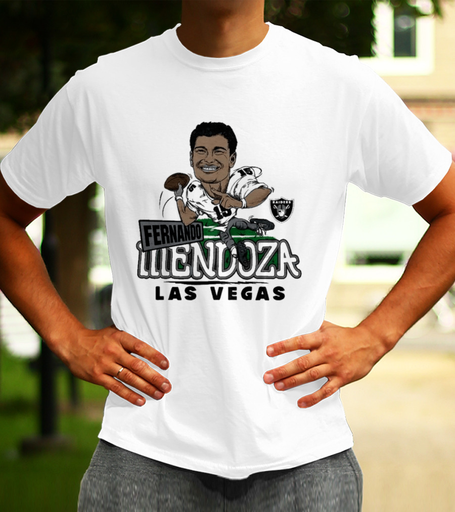 Las Vegas Raiders Fernando Mendoza Football Player T-Shirt