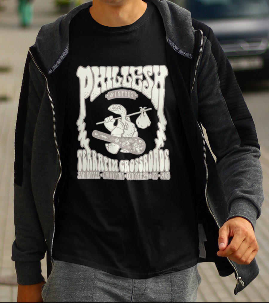 Phil Lesh And Friends Terrapin Crossroads San Rafael California October 24 25 2015 T-Shirt