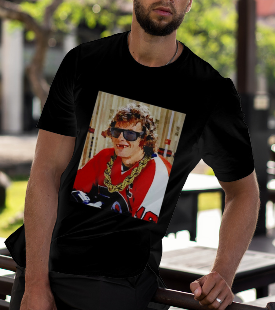 Philadelphia Flyers Bobby Clarke Retro Style Smile Iconic 1970s Nostalgia T-Shirt