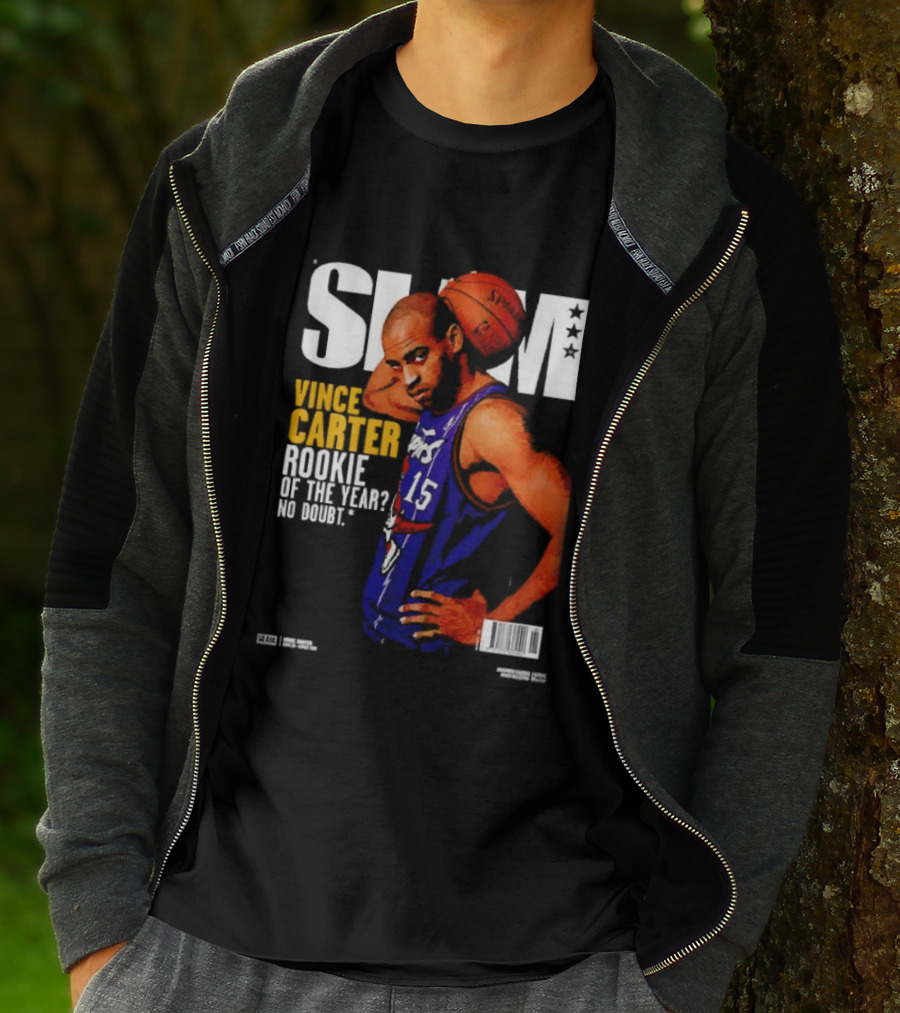 Slam Vince Carter Toronto Raptors Rookie Of The Year No Doubt T-Shirt