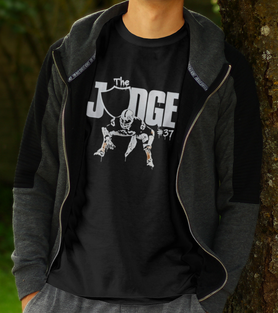 The Judge Las Vegas Raiders 37 Linebacker T-Shirt
