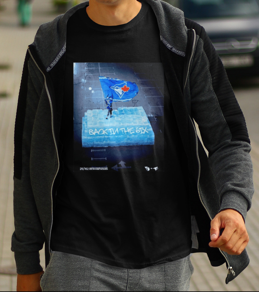 Toronto Blue Jays Back In The 6ix Ice Flag And Blocks T-Shirt