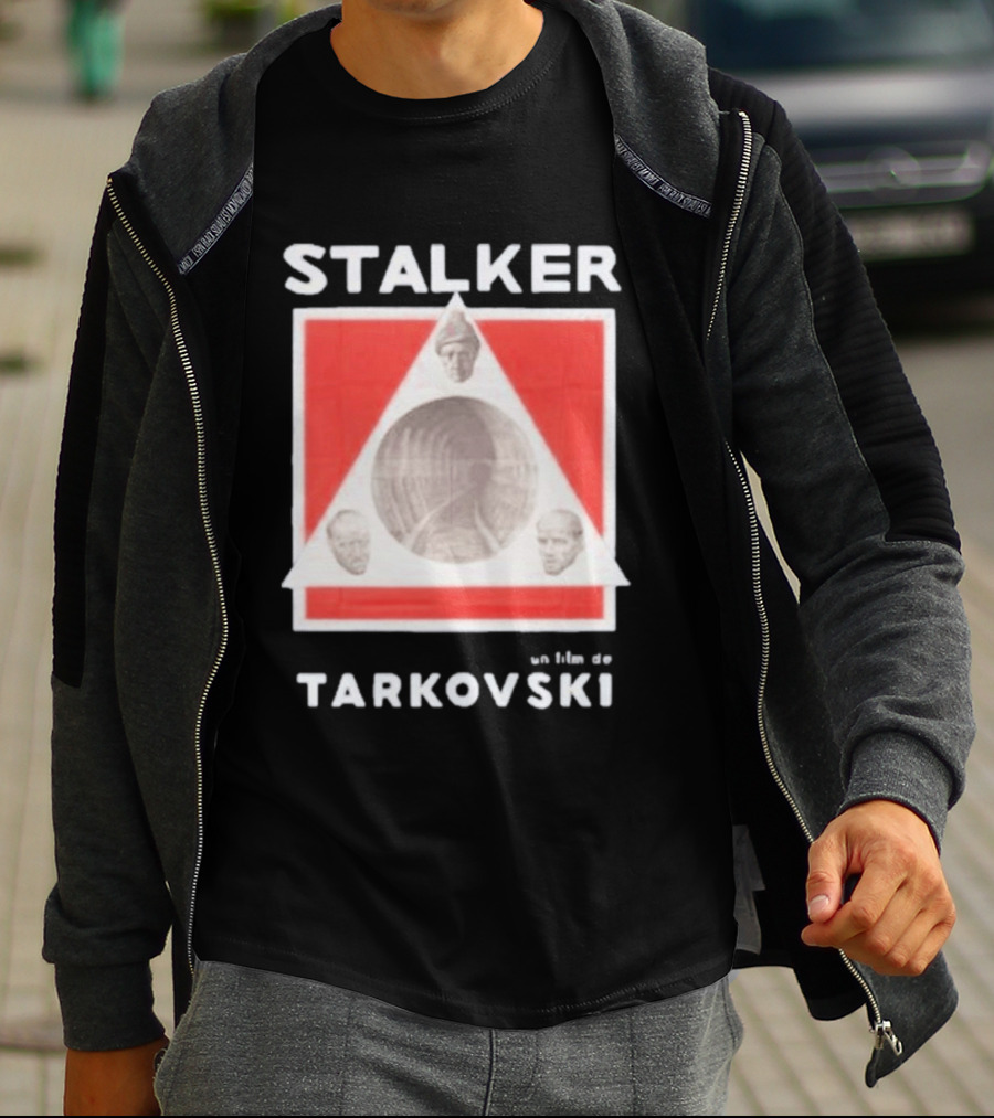 Stalker Film Tarkovski Triangular Faces T-Shirt
