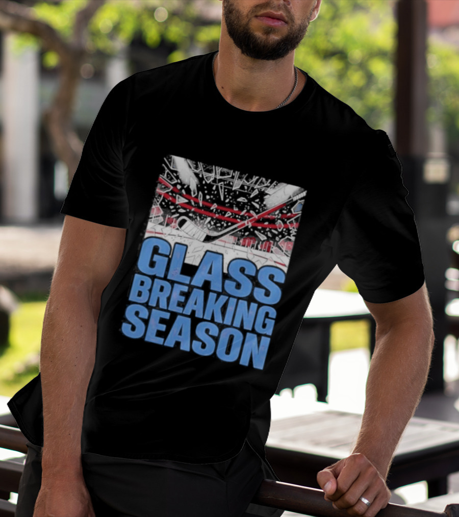 Colorado Avalanche Glass Breaking Season T-Shirt