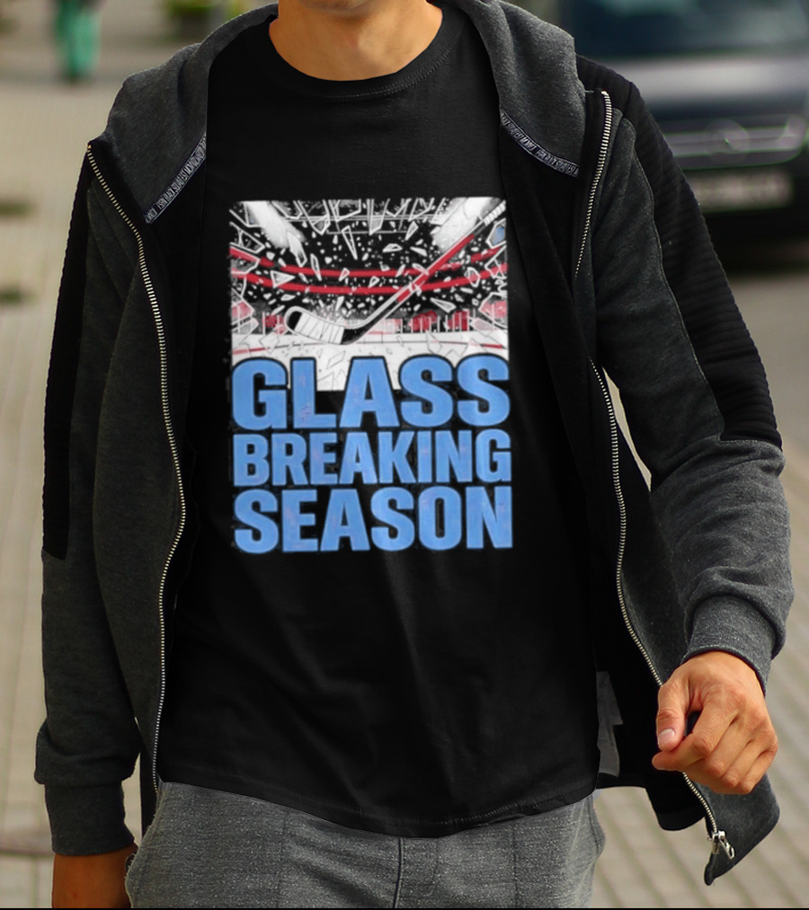 Colorado Avalanche Glass Breaking Season T-Shirt