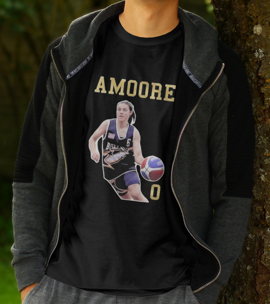 Amoore Bulls Basketball Player Jersey Number 0 T-Shirt