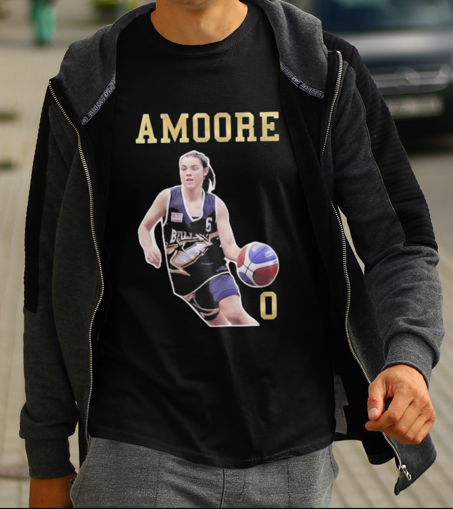 Amoore Bulls Basketball Player Jersey Number 0 T-Shirt