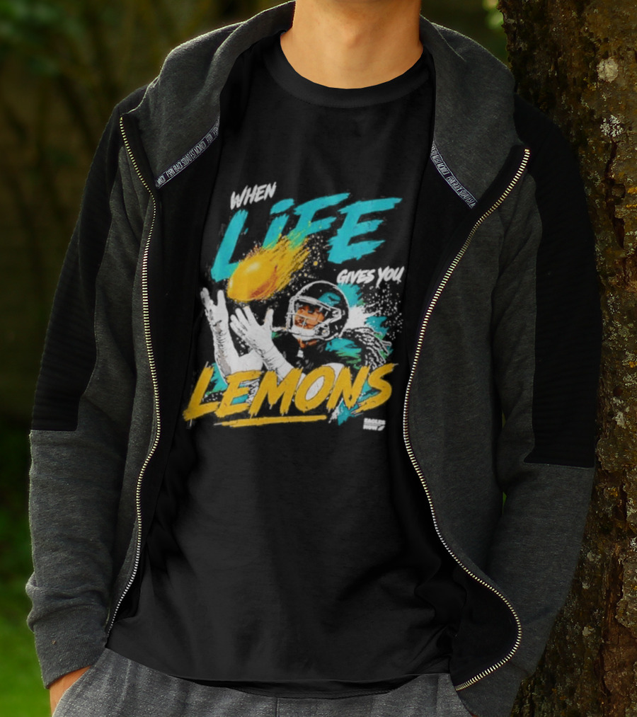 Philadelphia Eagles When Life Gives You Lemons Football Makai Lemon T-Shirt