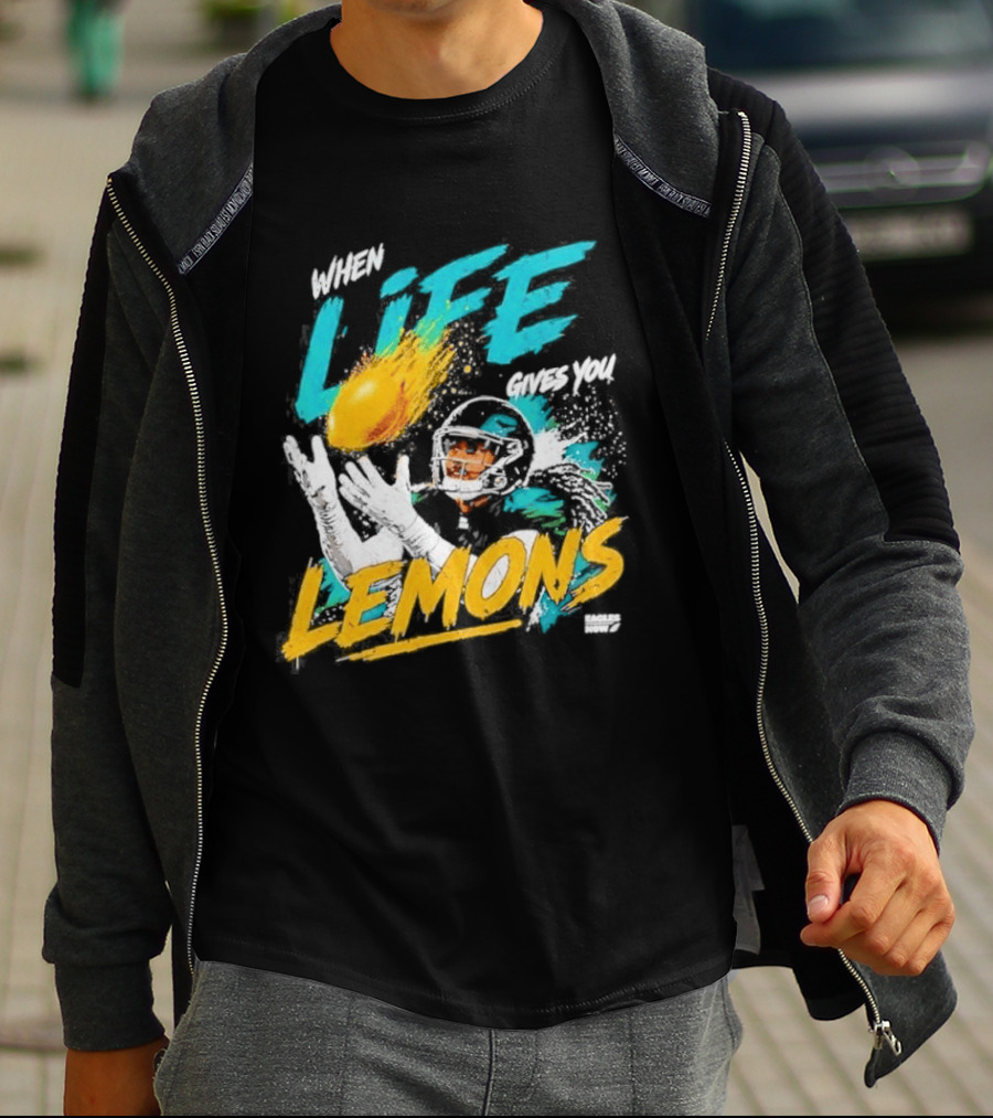 Philadelphia Eagles When Life Gives You Lemons Football Makai Lemon T-Shirt