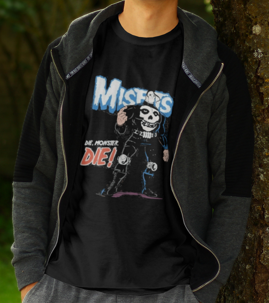 Misfits Die Die My Darling Skeleton Warrior T-Shirt