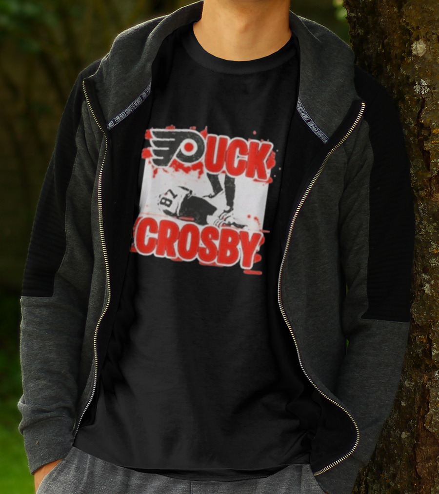 Puck Crosby Philadelphia Flyers Hockey 87 2026 T-Shirt