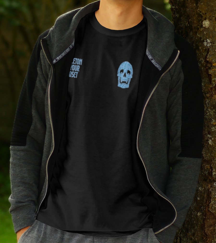 Skeleton In Your Closet Llof Blue Skull T-Shirt
