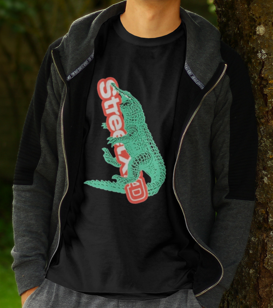 StreetxAD Basilik Gator Vintage Crocodile T-Shirt