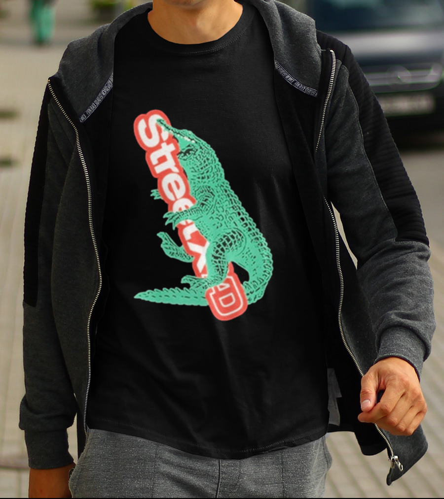 StreetxAD Basilik Gator Vintage Crocodile T-Shirt