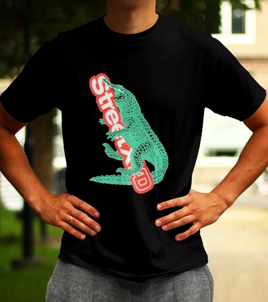 StreetxAD Basilik Gator Vintage Crocodile T-Shirt