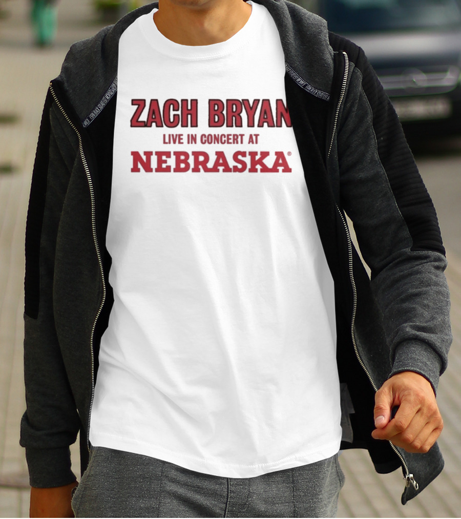 Zach Bryan Live In Concert At Nebraska Event 2026 Heaven On Tour T-Shirt