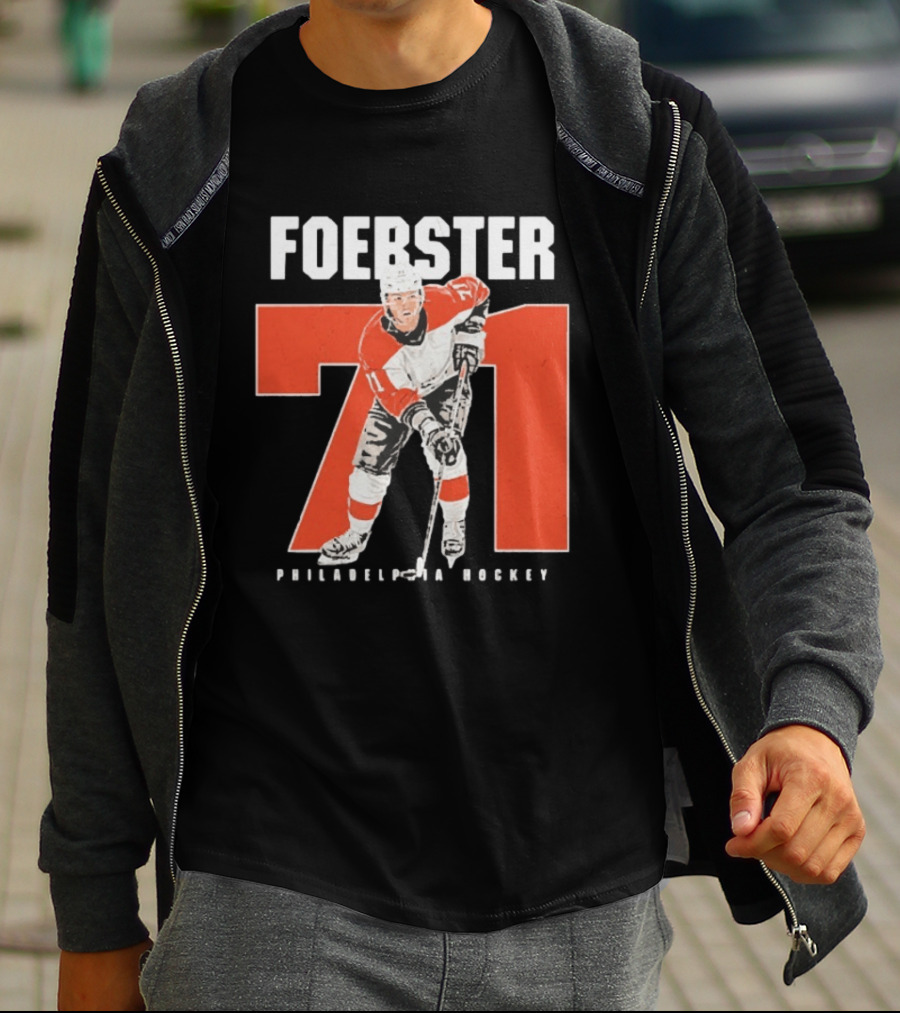 Tyson Foerster 71 Philadelphia Hockey Flyers T-Shirt