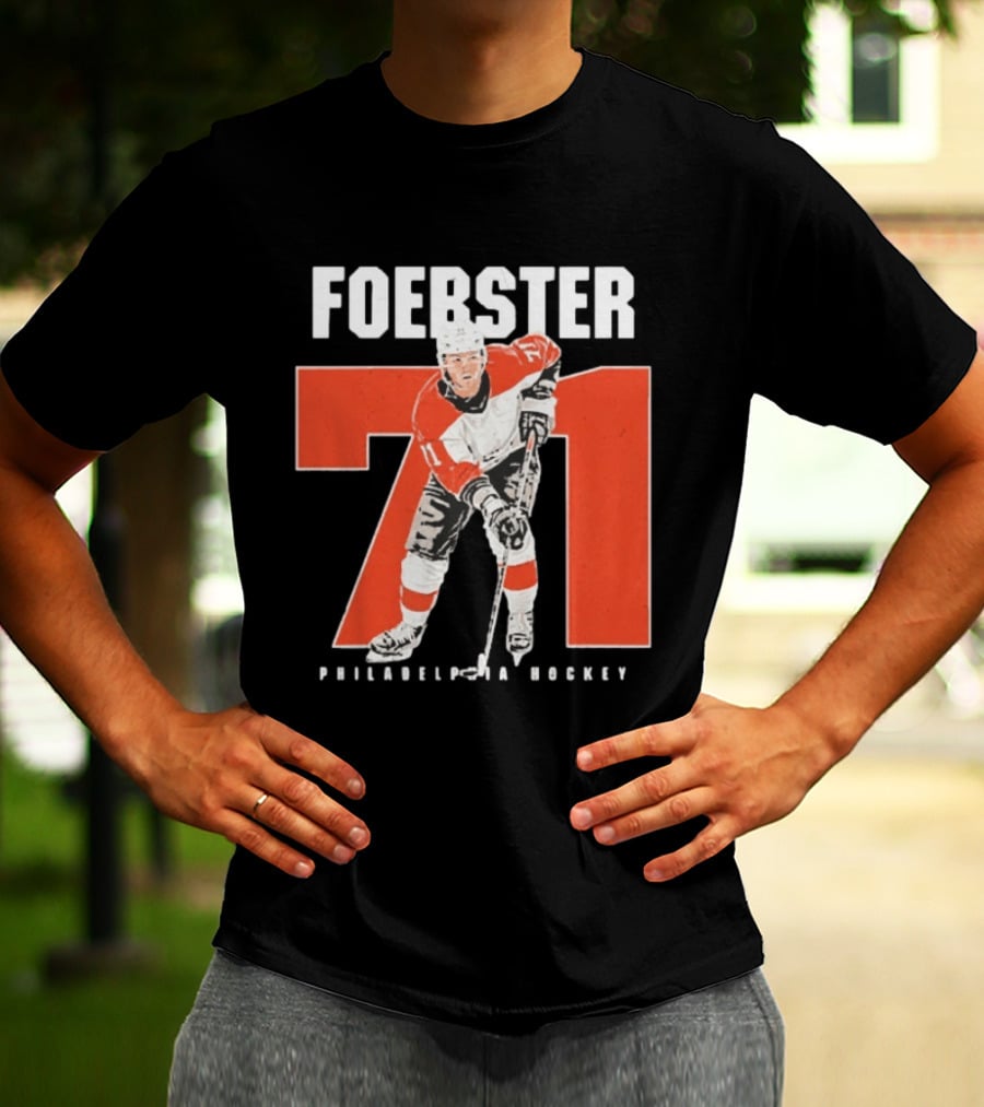 Tyson Foerster 71 Philadelphia Hockey Flyers T-Shirt