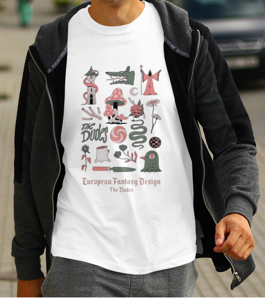 Astrofat Fantasy The Dudes European Imagery Collection T-Shirt