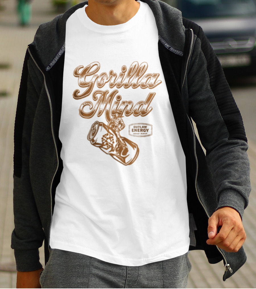 Gorilla Mind Outlaw Energy Since 2017 Can T-Shirt