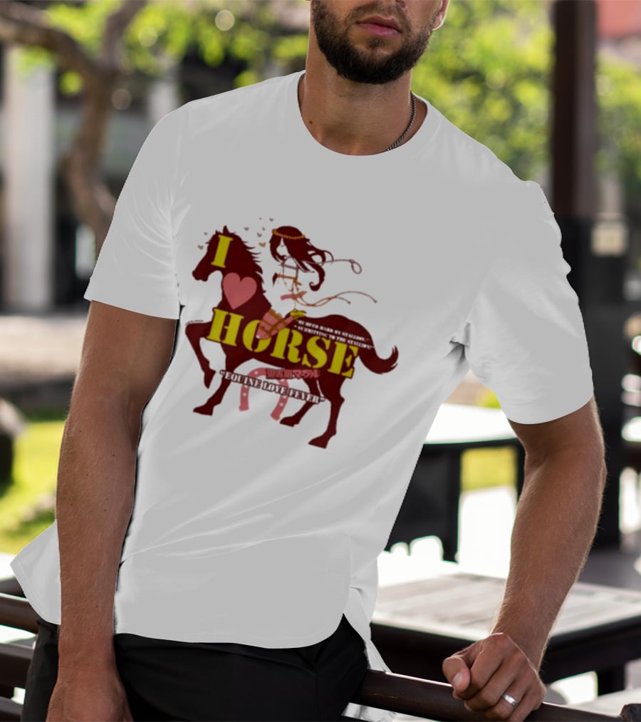 I Love Horse Equine Heart Fever T-Shirt