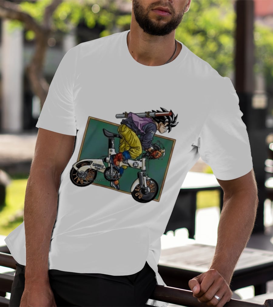Dragon Ball Z Goku Limited Edition Cycling 34 Capsule Corp T-Shirt
