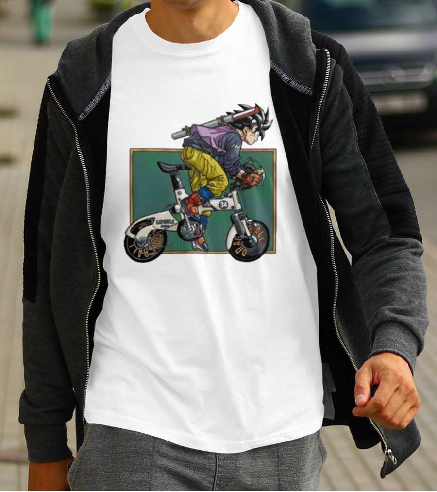 Dragon Ball Z Goku Limited Edition Cycling 34 Capsule Corp T-Shirt