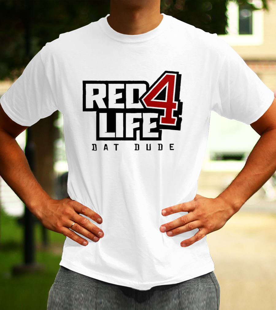 Red4Life Bat Dude Cincinnati Reds Baseball Fan Spirit T-Shirt